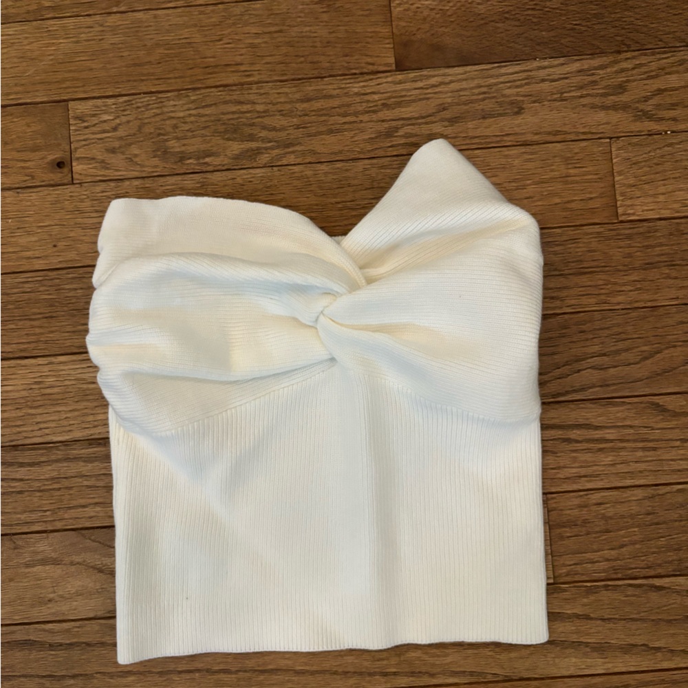 White knot tube top XS